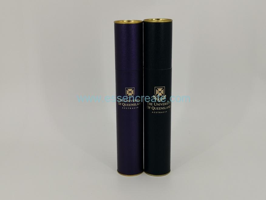 Paper Tube with Tin Top and Bottom