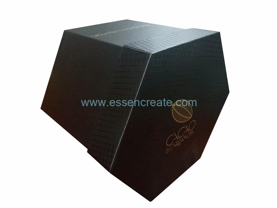 Four Tier Rotatable Hexagon Six Sides Chocolate Box