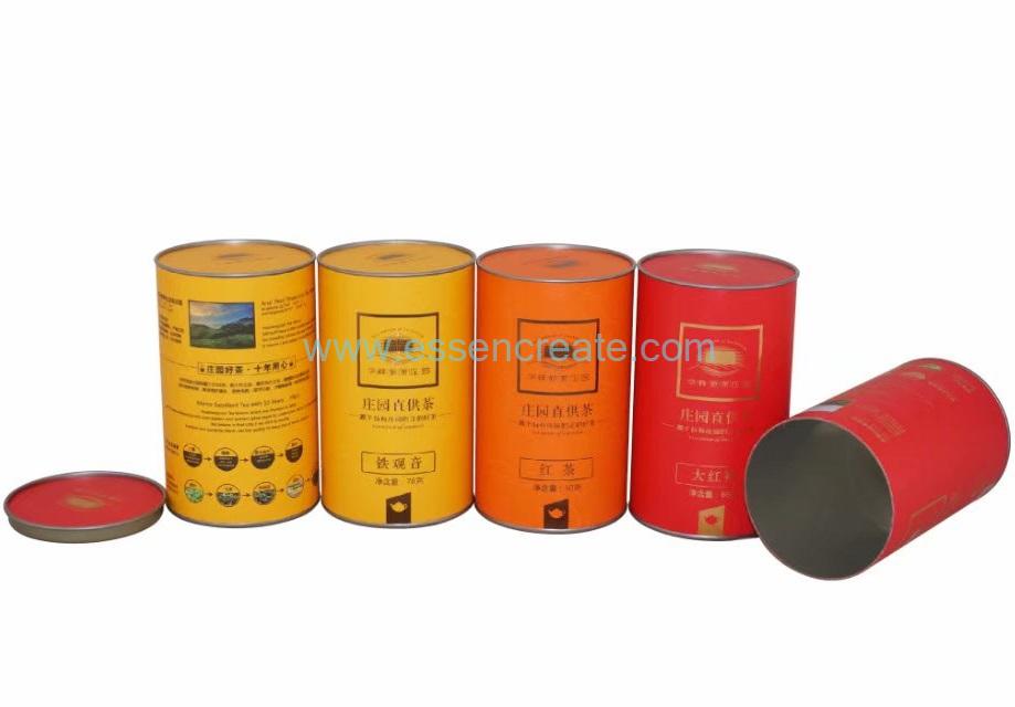 Custom Eco-friendly High Quality Tea Packaging Cans