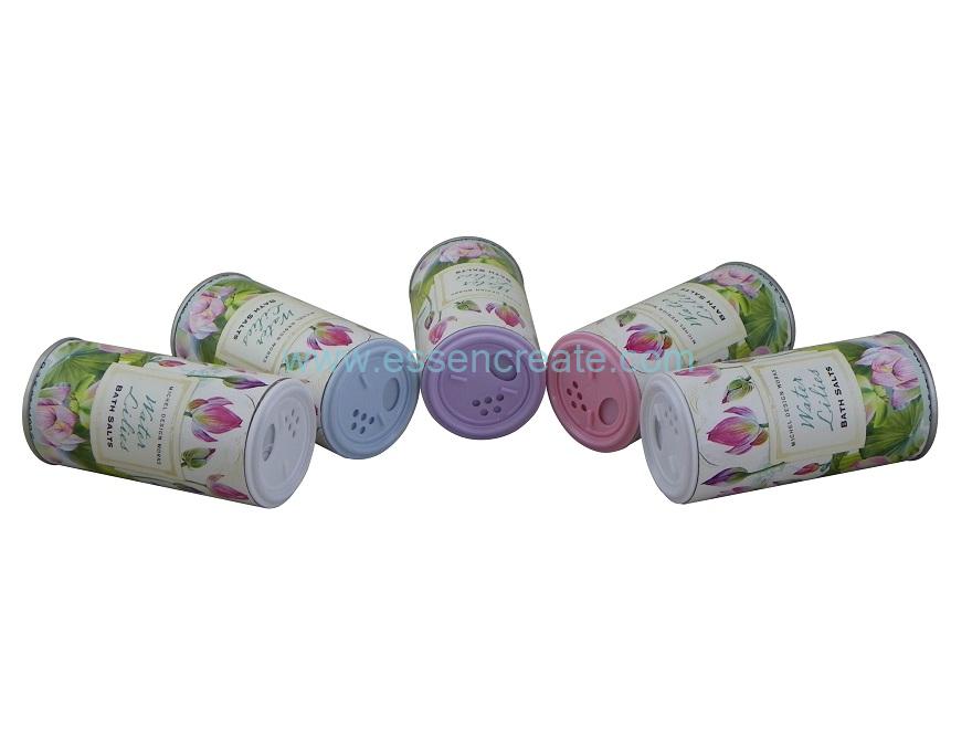 Bath Salt Packaging Tube with Shifter