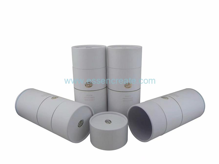 White Card Paper Gift Wine Bottle Packaging Canister