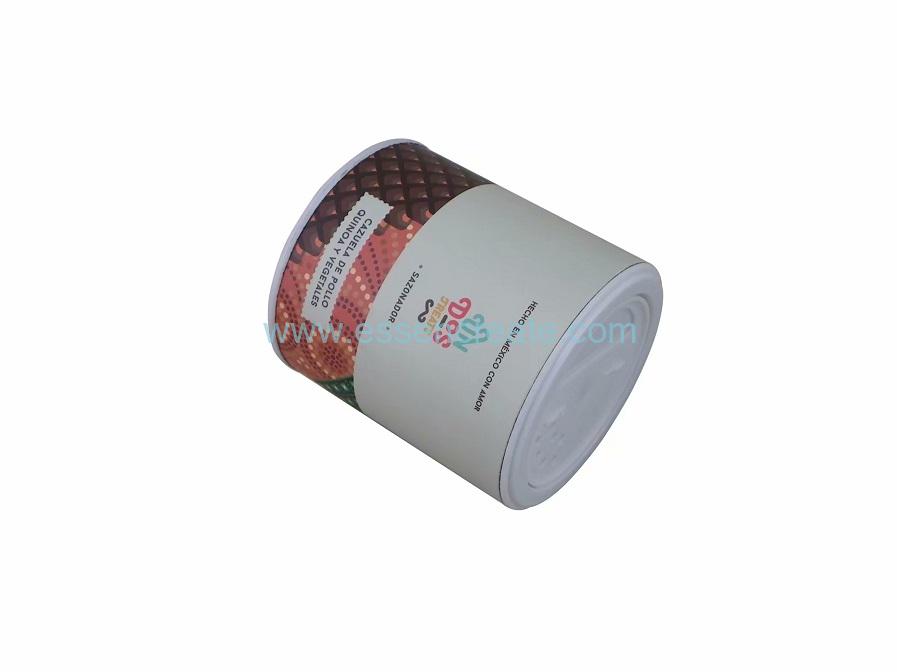 Cylinder Pet Food Packing Rotating Shaker Paper Canister 