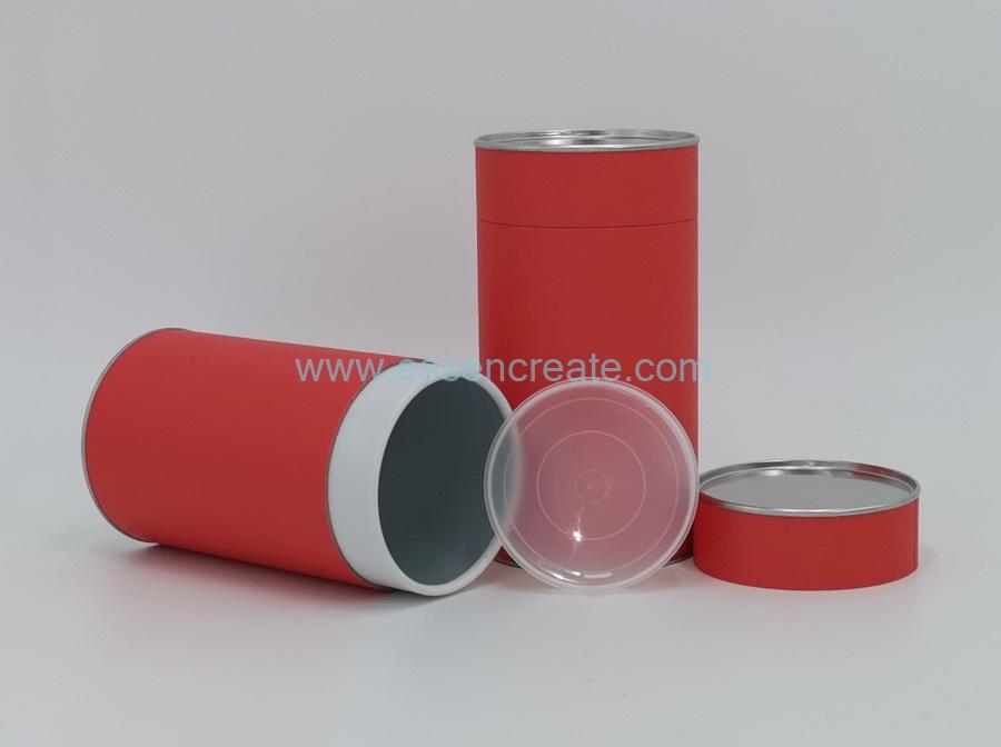 Paper Canister with Double Lid