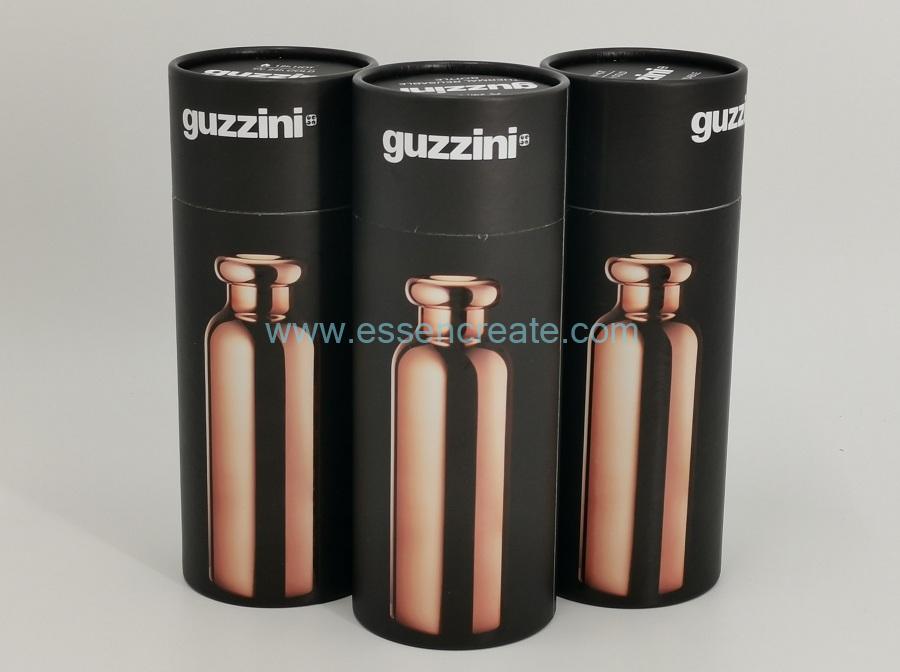 Water Bottle Packaging Cylinder Tube Box