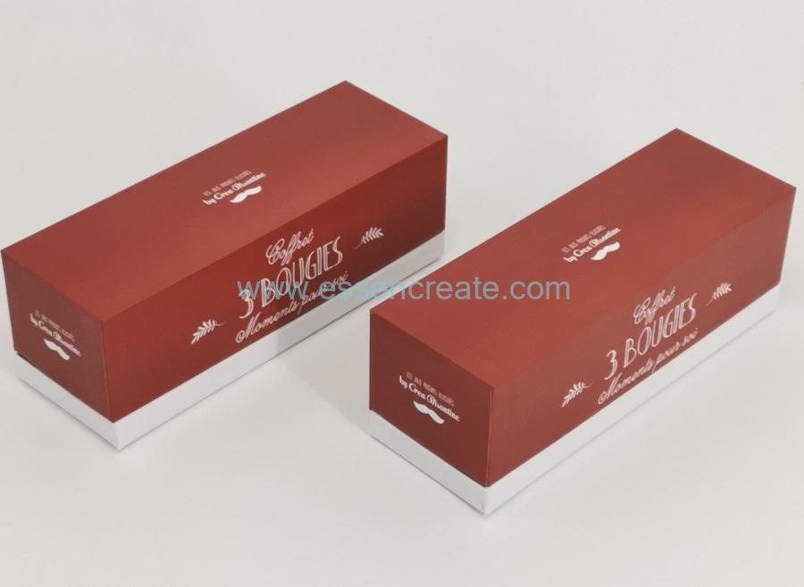 Bougie Packaging Rigid Cardboard Box