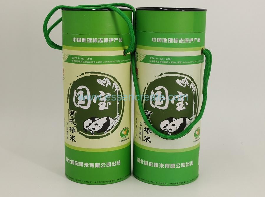 Composite Rice Packaging Paper Cans with Rope Handle
