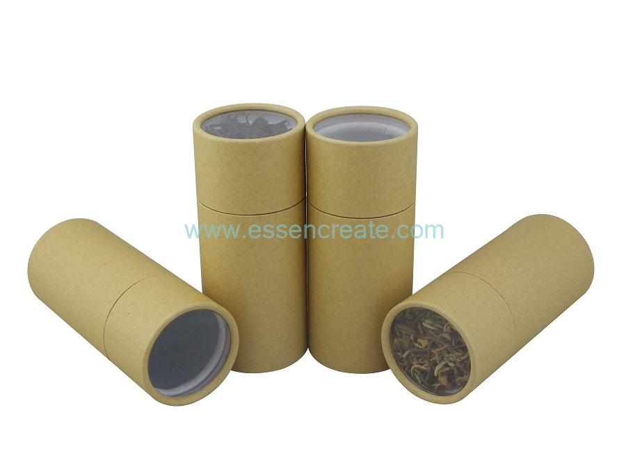 Paper Tube with Transparent Window