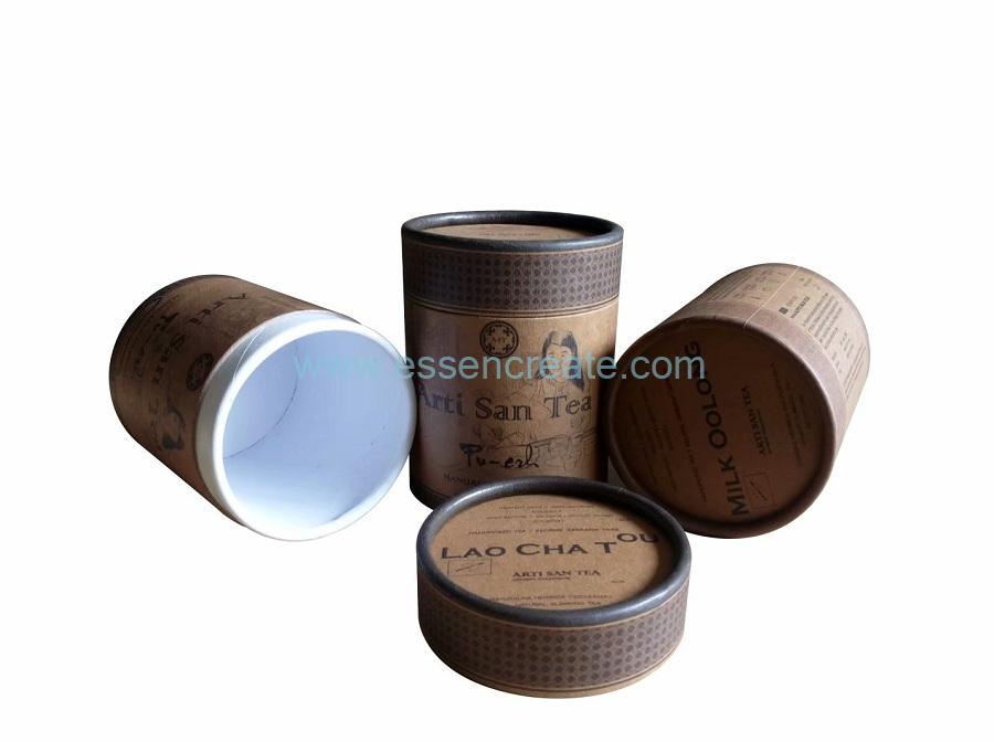 Degradable Cylinder Oolong Tea Packaging Paper Tube Box