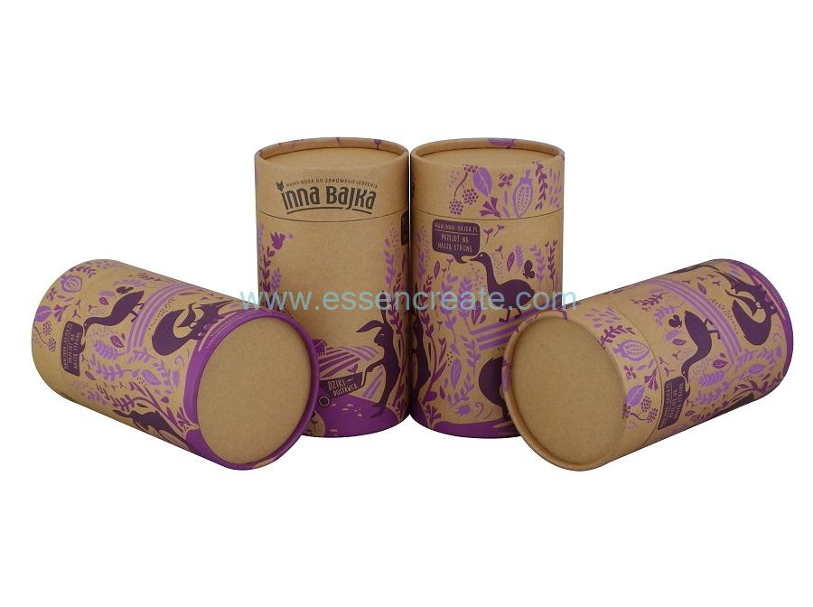 Wholesale Printed Round Pipe Cardboard Tube Packaging Box 