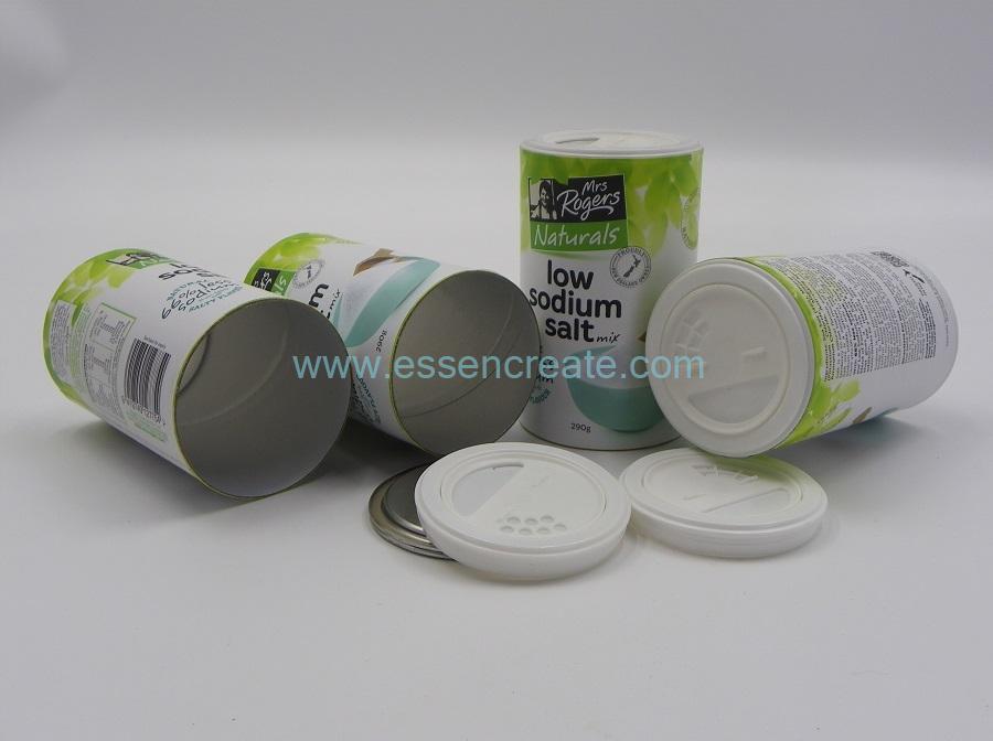 Round Salt Packaging Canister