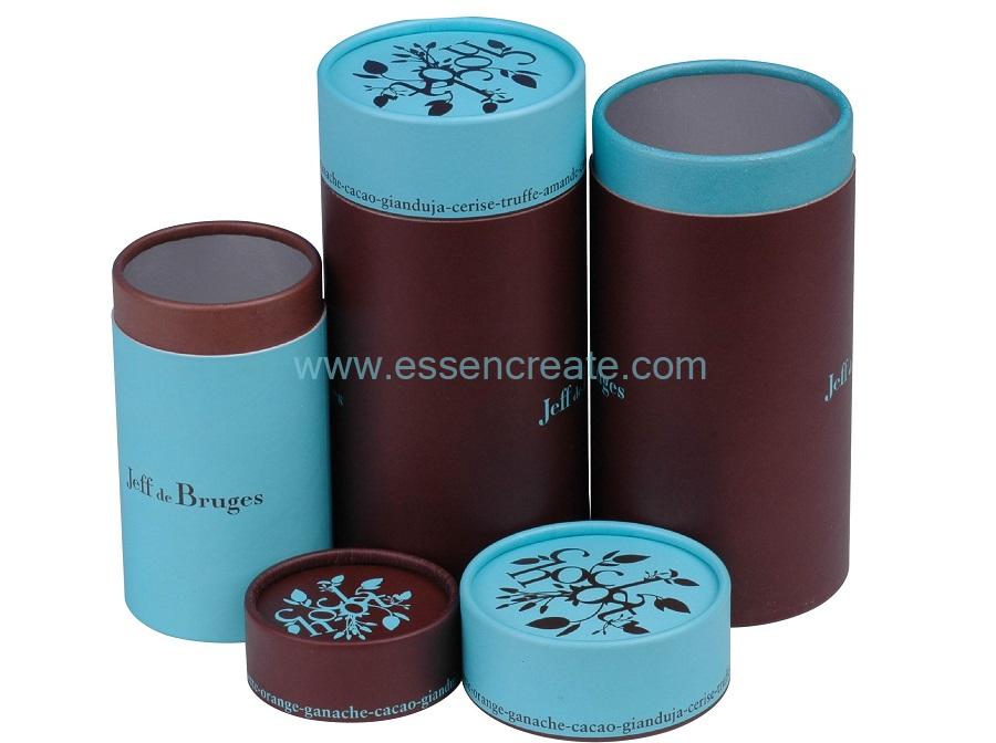 Rolled Edge Tube for Chocolate Packaging Paper Cans