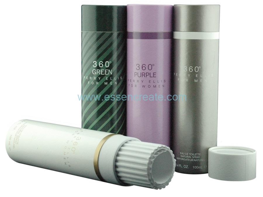Perfume And Cosmetics Rolled Edge Packaging Paper Tube