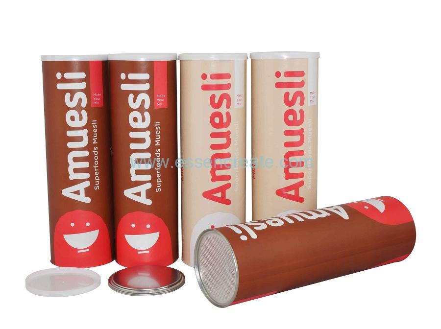 Good Airtight Oatmeal Cereal Muesli Packaging Composite Tube