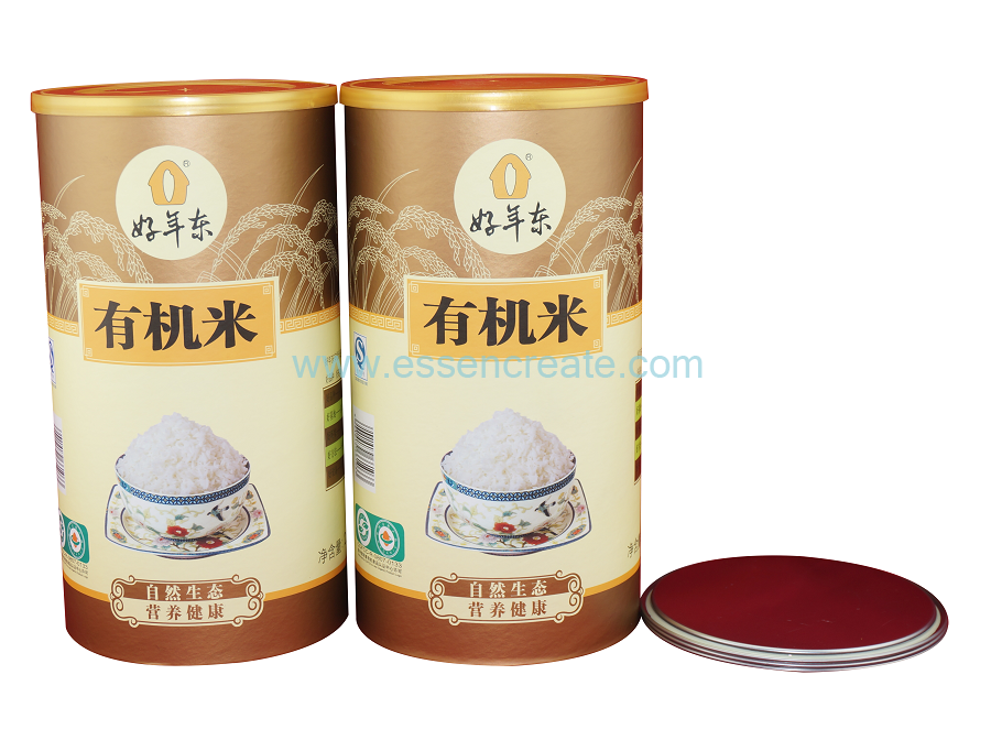 High Quality Composite Organic Rice Paper Packaging Cans