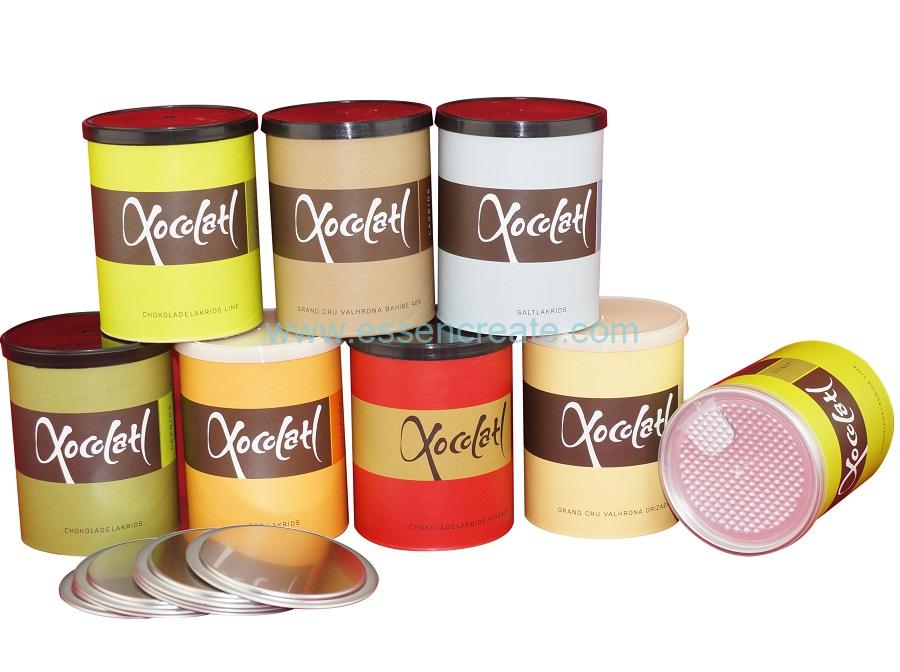 Good Airtight XOCOLATL Peanut Packaging Paper Composite Canister 