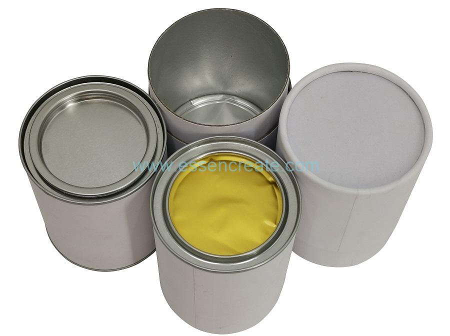 Metallblech-Hebeldeckel, Verbundpapierdosen