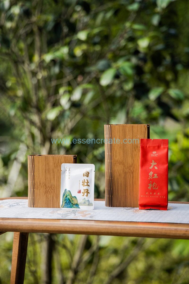 Exquisite hollow-carved wooden box tea packaging