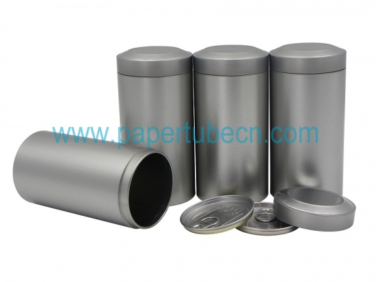 EOE Design Cylindrical Tea Tin Round Storage Cans