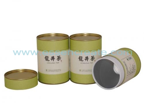 Non-toxic Tea Canister Packaging Paper Tube