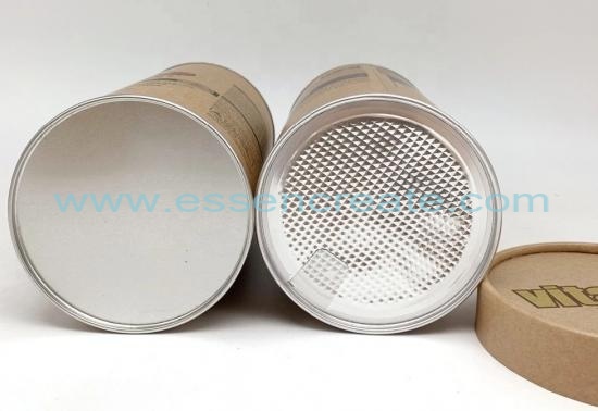 Aluminum Foil Easy Peel Off Cans with Cardboard Caps