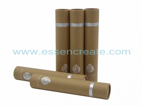 Round Cardboard Kraft Packaging Paper Tube