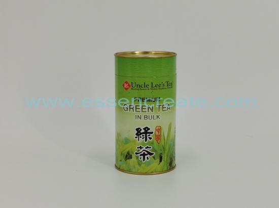 Green Tea Packaging Round Box