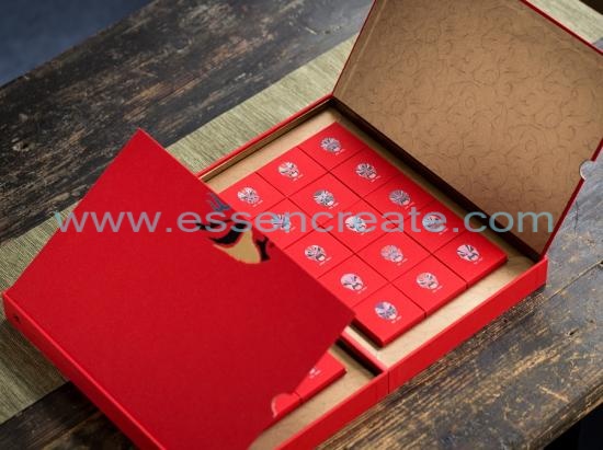 Folio Bookshape Box for Tea Packaging