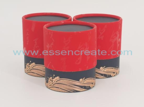 Two Pieces Telescope Cylinder Tea Packaging Box