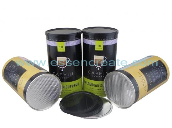 Coffee Packaging Food Grade Paper Tube Can Box
