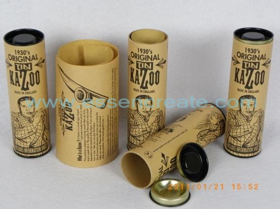 Whistle Flute Packaging Kraft Tube