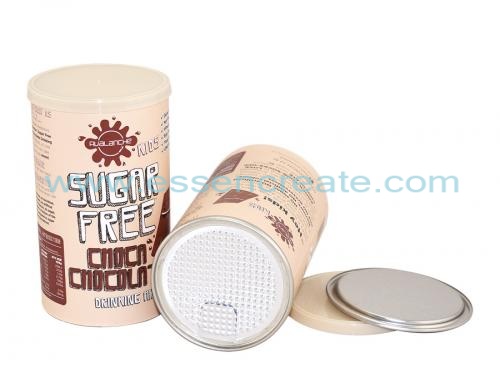 Chocolate Canister Packaging Composite Paper Tube