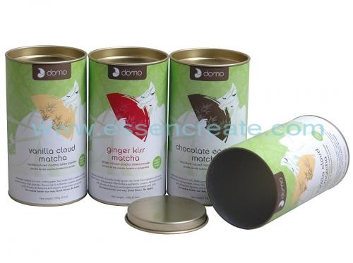 Matcha Tee Verpackungspapierbehälter