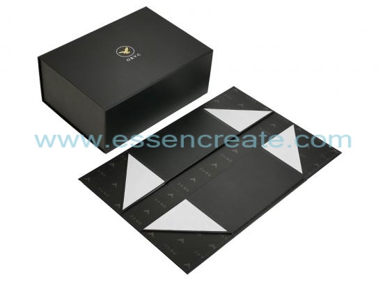 Foldable Wine Glass Packaging Magnetic Box