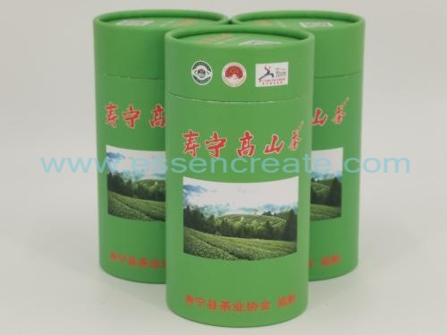 Mountain Tea Round Paper Can Packaging