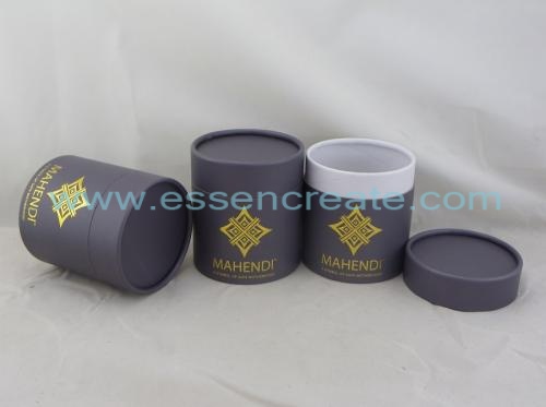 Candle Wrapping Round Paper Tin