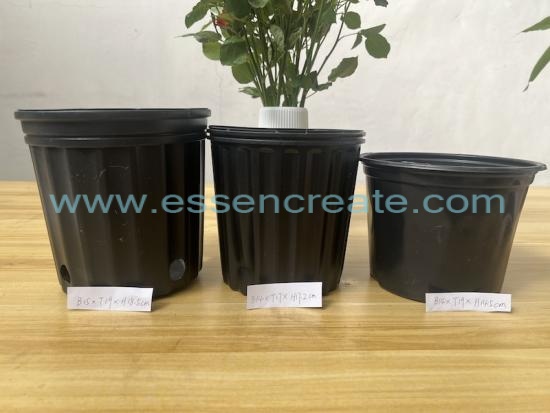 Plastic Flower Pots Tree Nursery HDPE Container