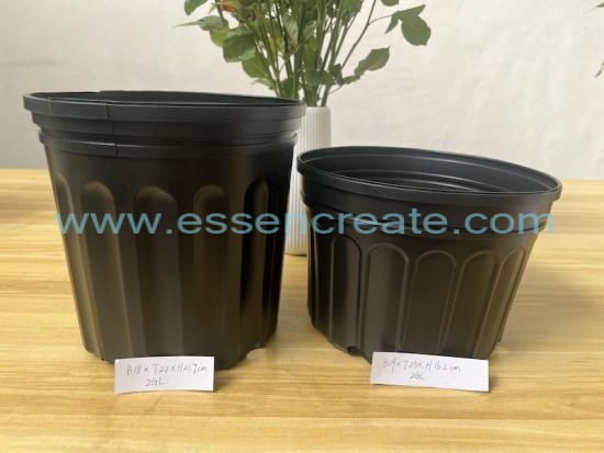 Plastic Flower Pots Tree Nursery HDPE Container