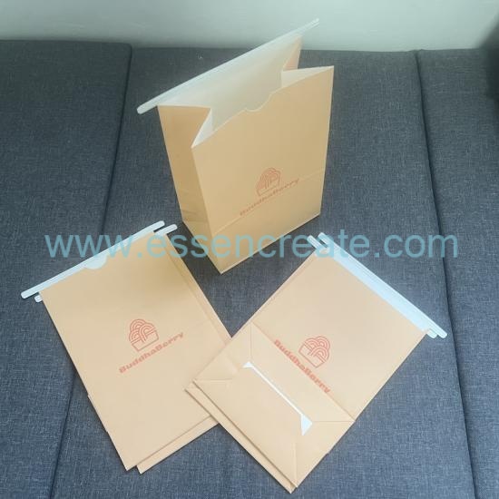 Backbeutel mit Blechschnürung