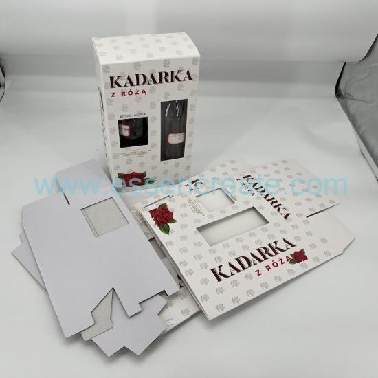 Foldable Rose Wine Glass Packaging Box