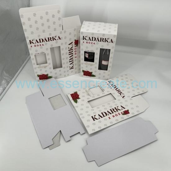 Foldable Rose Wine Glass Packaging Box