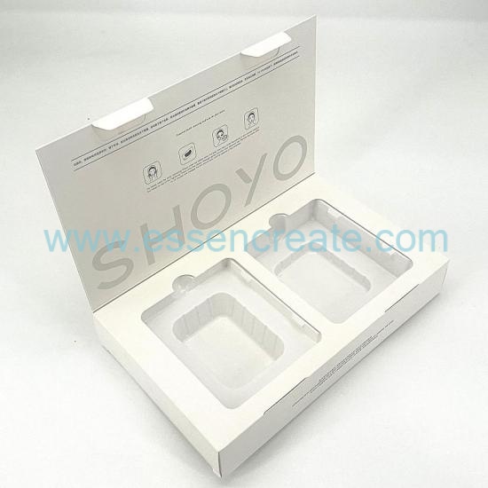 Produktion Clamshell-Hautpflege-Papierbox