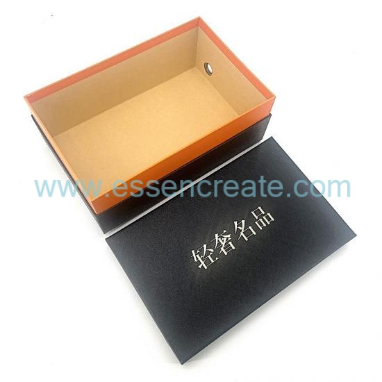 High-Grade Shoe Packaging Box with World Lid Design