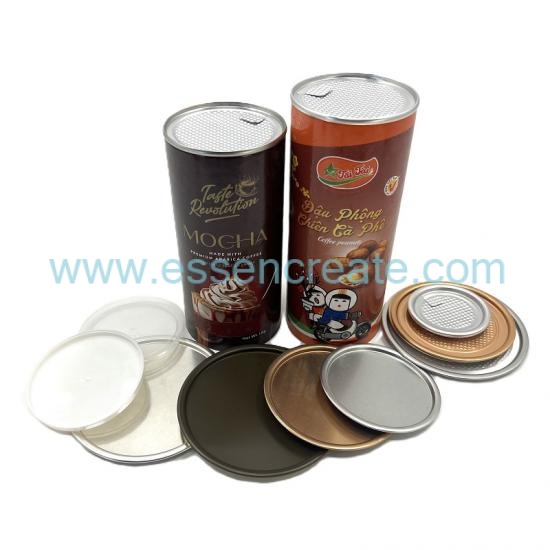 Custom Printed Muesli Coffee Bean Cylinder Jar