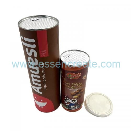 Individuell bedrucktes Müsli-Kaffeebohnen-Zylinderglas