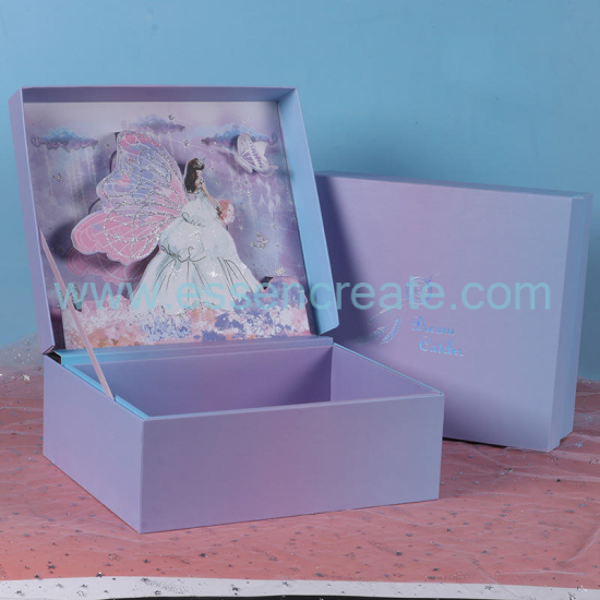 Custom  Kids Christmas 3D Gift Paper Boxes