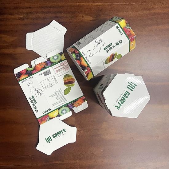 Kundenspezifische sechsseitige Schachtelverpackung für Jelly Sticks