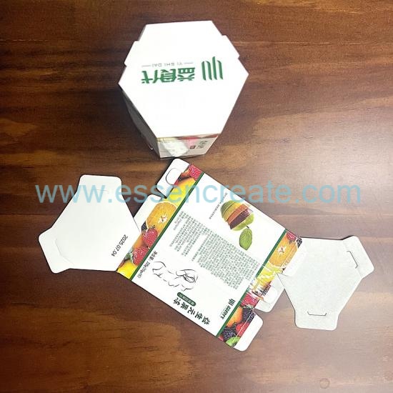 Custom Six-sided Box Jelly Sticks Packaging