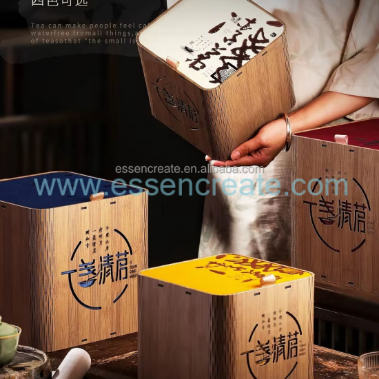 Individuelle, exquisite Teebox aus Holz