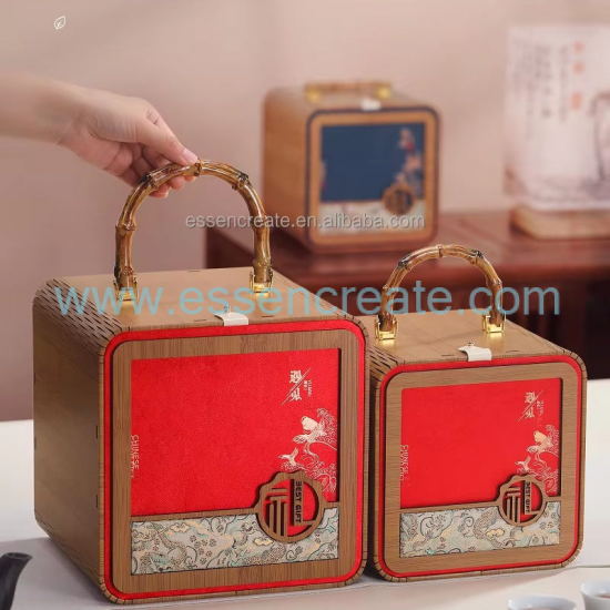 Individuelle Teeverpackung aus Holz