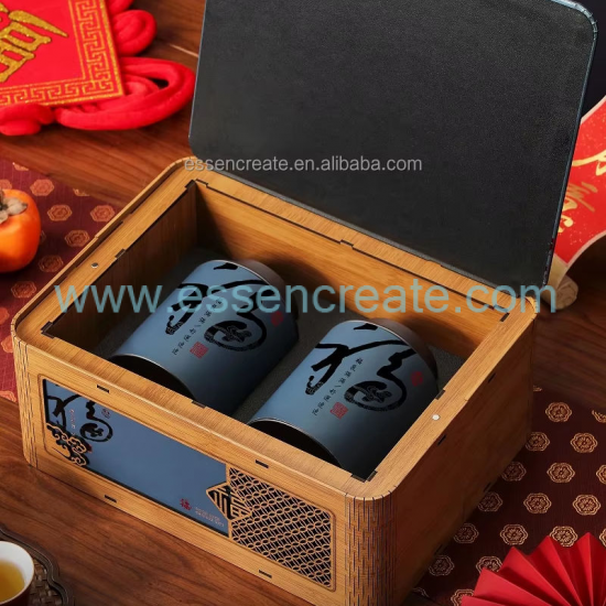 Custom Wooden Tea Packaging
